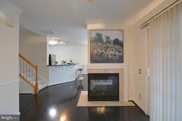 Fireplace, Interior, Wood Texture Flooring