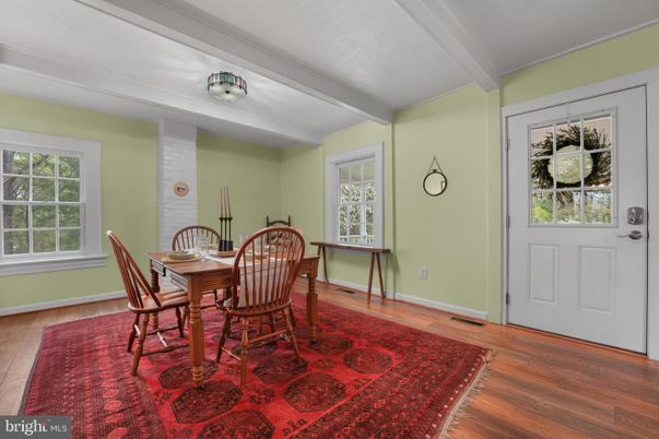Dining room, Interior, Wood Texture Flooring