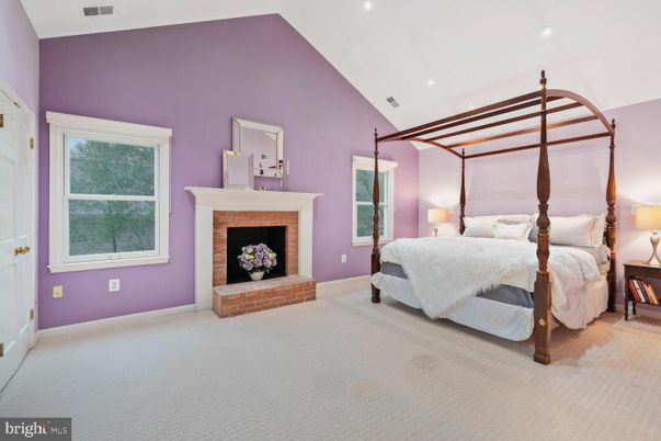 Bedroom, Fireplace, Interior, Recessed Lighting