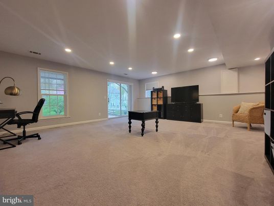 Home Office, Interior, Recessed Lighting