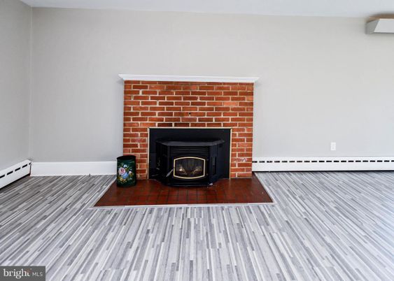 Fireplace, Interior, Wood Texture Flooring