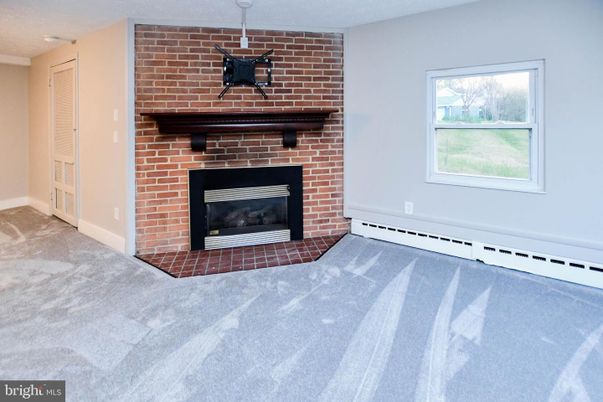 Empty room, Fireplace, Interior, Stone Walls