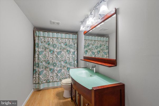 Bathroom, Interior, Wood Texture Flooring