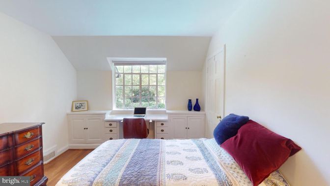 Bedroom, Home Office, Interior, Wood Texture Flooring