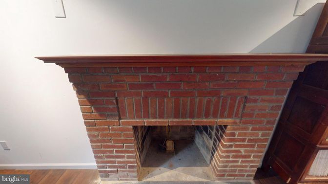 Fireplace, Interior, Wood Texture Flooring