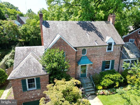 Exterior, Facade, Brick Facade, Tudor Revival
