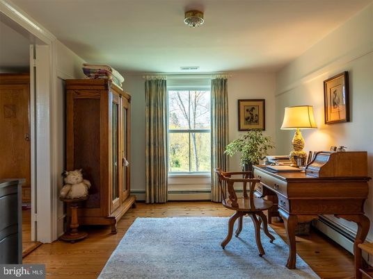 Home Office, Interior, Piano, Wood Texture Flooring