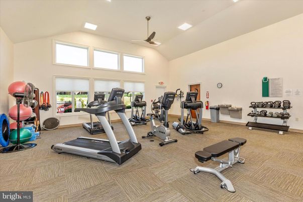 Fitness Equipment, Gym, Interior, Recessed Lighting