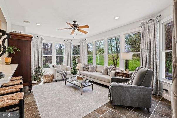 Interior, Living room, Recessed Lighting, Sun Room