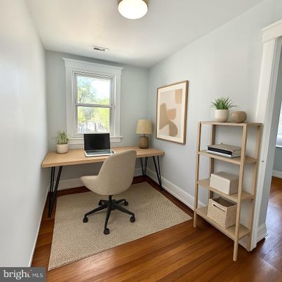 Home Office, Interior, Wood Texture Flooring