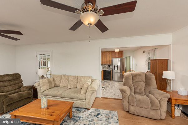 Interior, Kitchen, Living room, Stainless Steel Appliances, Wood Texture Flooring