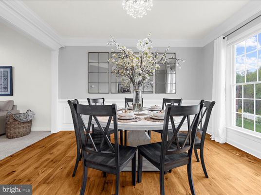 Dining room, Interior, Wood Texture Flooring