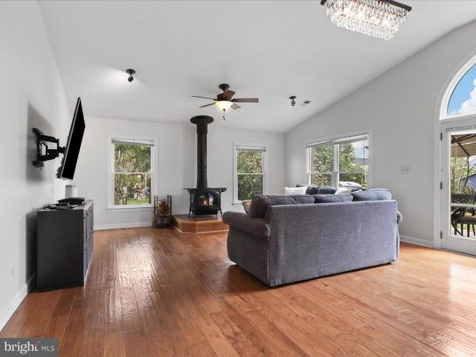 Chandelier, Fireplace, Interior, Living room, Wood Texture Flooring