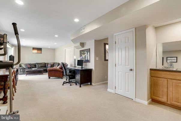 Home Office, Interior, Recessed Lighting