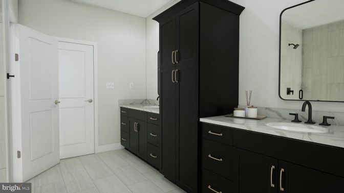 Bathroom, Dual Sink Vanities, Interior