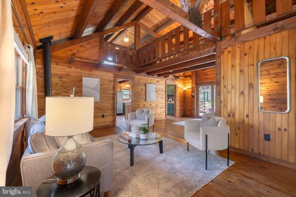 Interior, Living room, Wooden Beams, Wooden Ceilings, Wood Texture Flooring, Wooden Walls