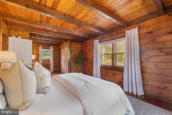 Bedroom, Interior, Wooden Beams, Wooden Ceilings, Wood Texture Flooring, Wooden Walls