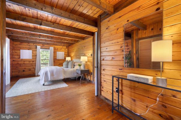Bedroom, Interior, Wooden Beams, Wooden Ceilings, Wood Texture Flooring, Wooden Walls