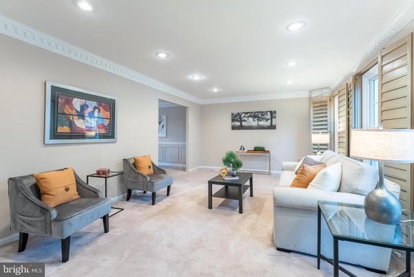 Interior, Living room, Recessed Lighting