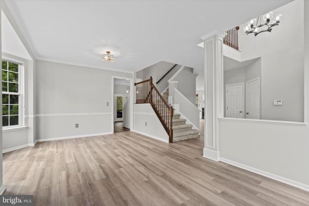 Empty room, Interior, Wood Texture Flooring