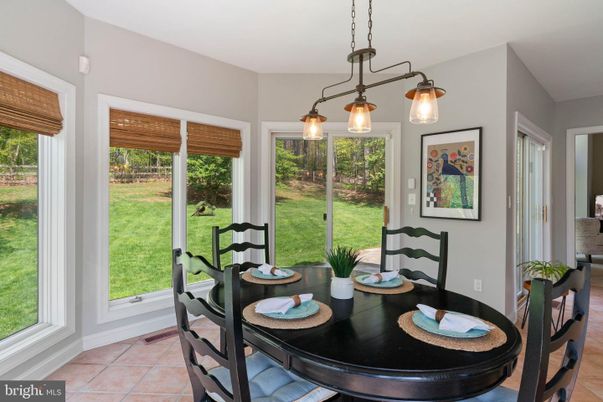 Dining room, Interior, Pendant Lights