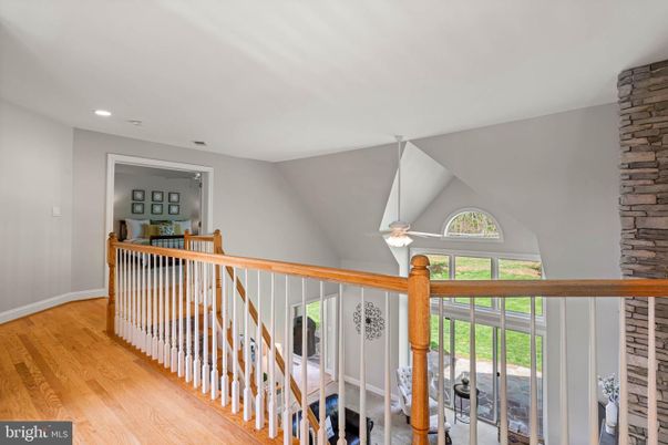 Interior, Recessed Lighting, Stone Walls, Wood Texture Flooring