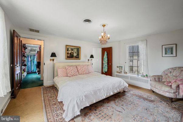 Bedroom, Chandelier, Interior