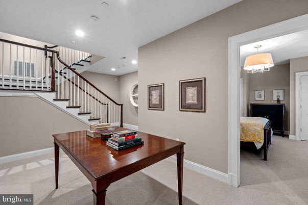 Home Office, Interior, Recessed Lighting