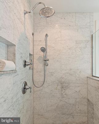 Bathroom, Interior, Marble Walls