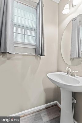 Bathroom, Interior, Wood Texture Flooring
