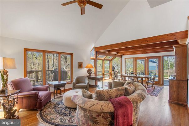 Dining room, Interior, Living room, Wooden Beams, Wooden Ceilings, Wood Texture Flooring