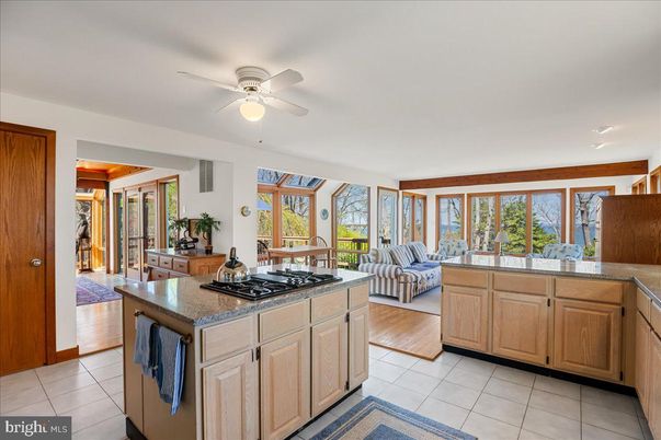 Interior, Kitchen, Living room, Wood Texture Flooring
