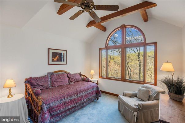 Bedroom, Interior, Wooden Beams