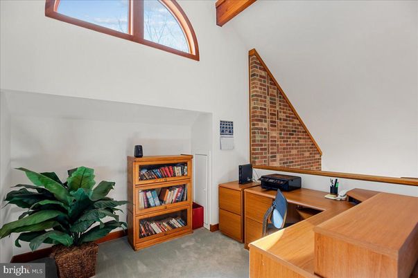 Home Office, Interior, Stone Walls