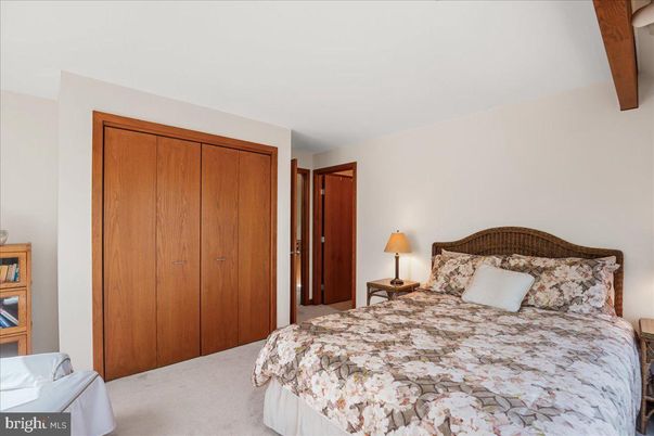 Bedroom, Interior, Wooden Beams