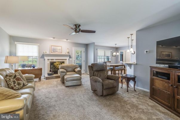 Dining room, Fireplace, Interior, Living room, Pendant Lights