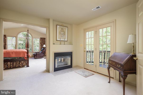 Bedroom, Fireplace, Interior