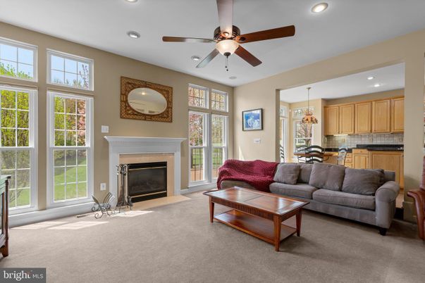 Dining room, Fireplace, Interior, Living room, Pendant Lights, Recessed Lighting