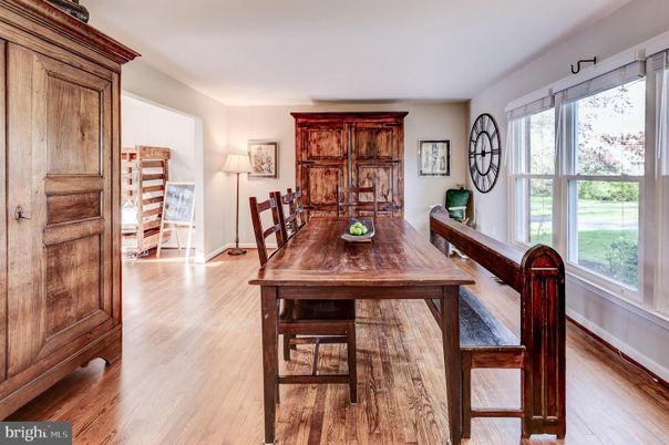 Dining room, Interior, Wood Texture Flooring