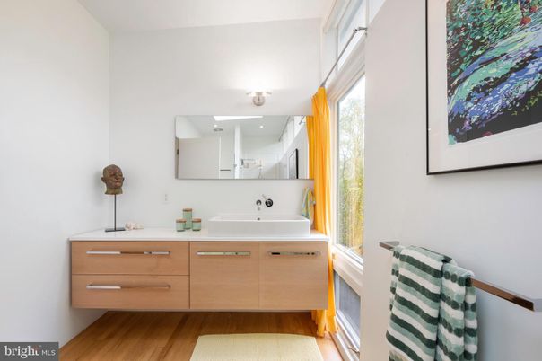 Bathroom, Interior, Wood Texture Flooring