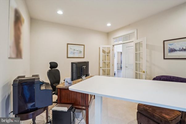 Home Office, Interior, Recessed Lighting