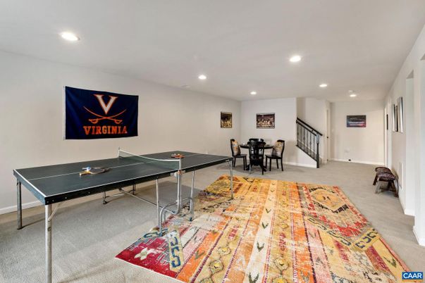 Game Room, Interior, Recessed Lighting