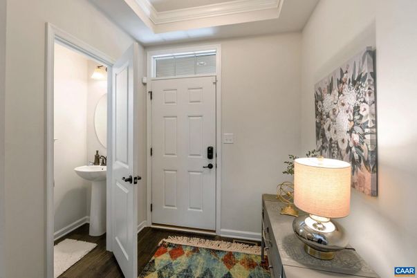Bathroom, Interior, Wood Texture Flooring