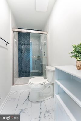 Bathroom, Glass Shower, Interior, Marble, Marble Walls