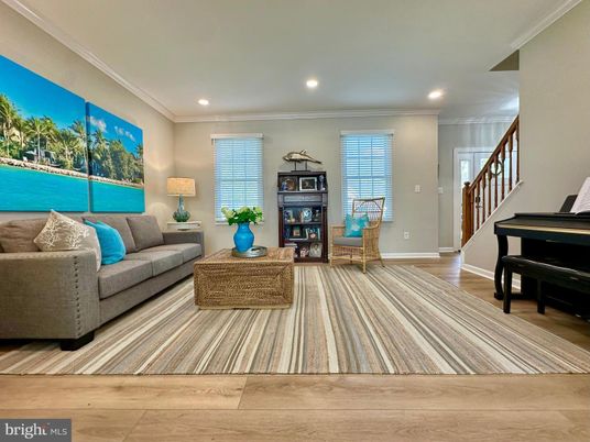 Interior, Living room, Piano, Recessed Lighting, Wood Texture Flooring
