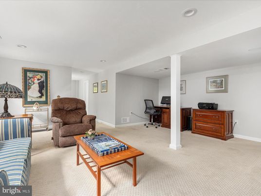 Home Office, Interior, Recessed Lighting