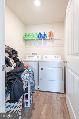 Interior, Recessed Lighting, Utility Closets, Washer, Wood Texture Flooring
