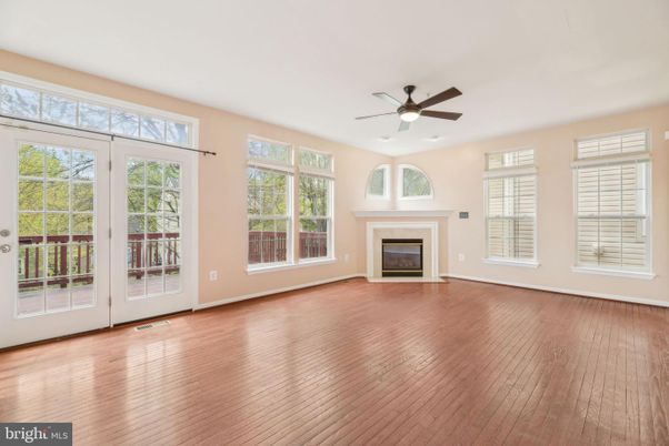 Empty room, Fireplace, Interior, Wood Texture Flooring