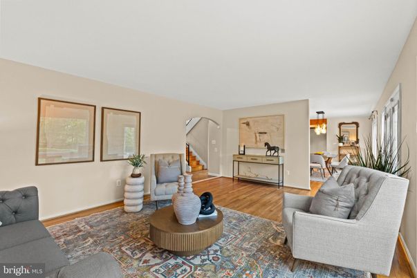 Dining room, Interior, Living room, Pendant Lights, Wood Texture Flooring