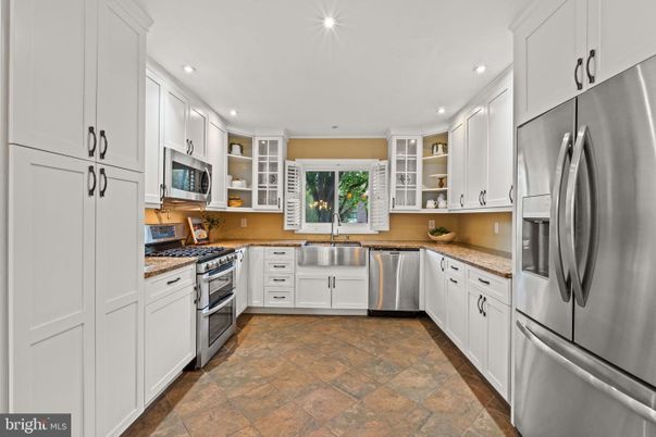 Interior, Kitchen, Recessed Lighting, Stainless Steel Appliances